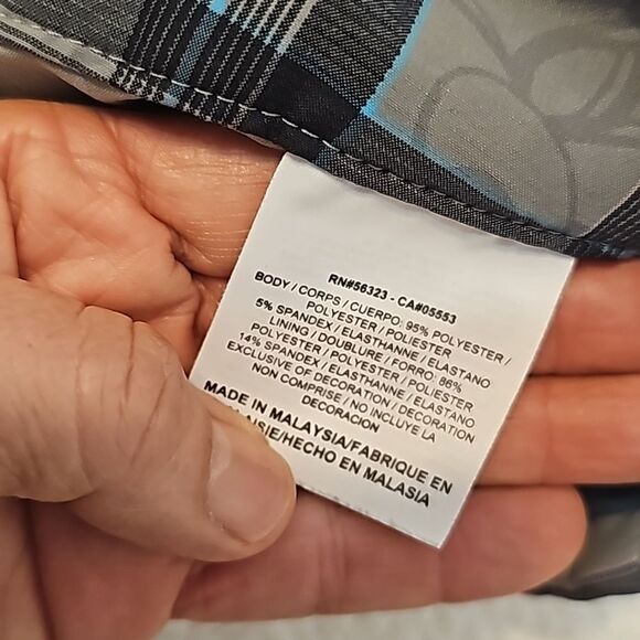 Nike Golf Dri-fit plaid Skort size 12 - Picture 7 of 9